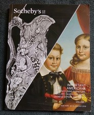 Auction Catalogue Sotheby's Important Americana Volume 1 New York Jan 2018
