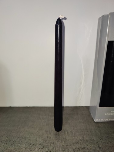 14 Black Candles Basic Elements Unscented 9.8" Taper By Ashland® - Picture 7 of 8