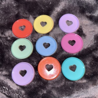 Planner Disc Expander Multicolor 9 Plastic Binder Discs medium