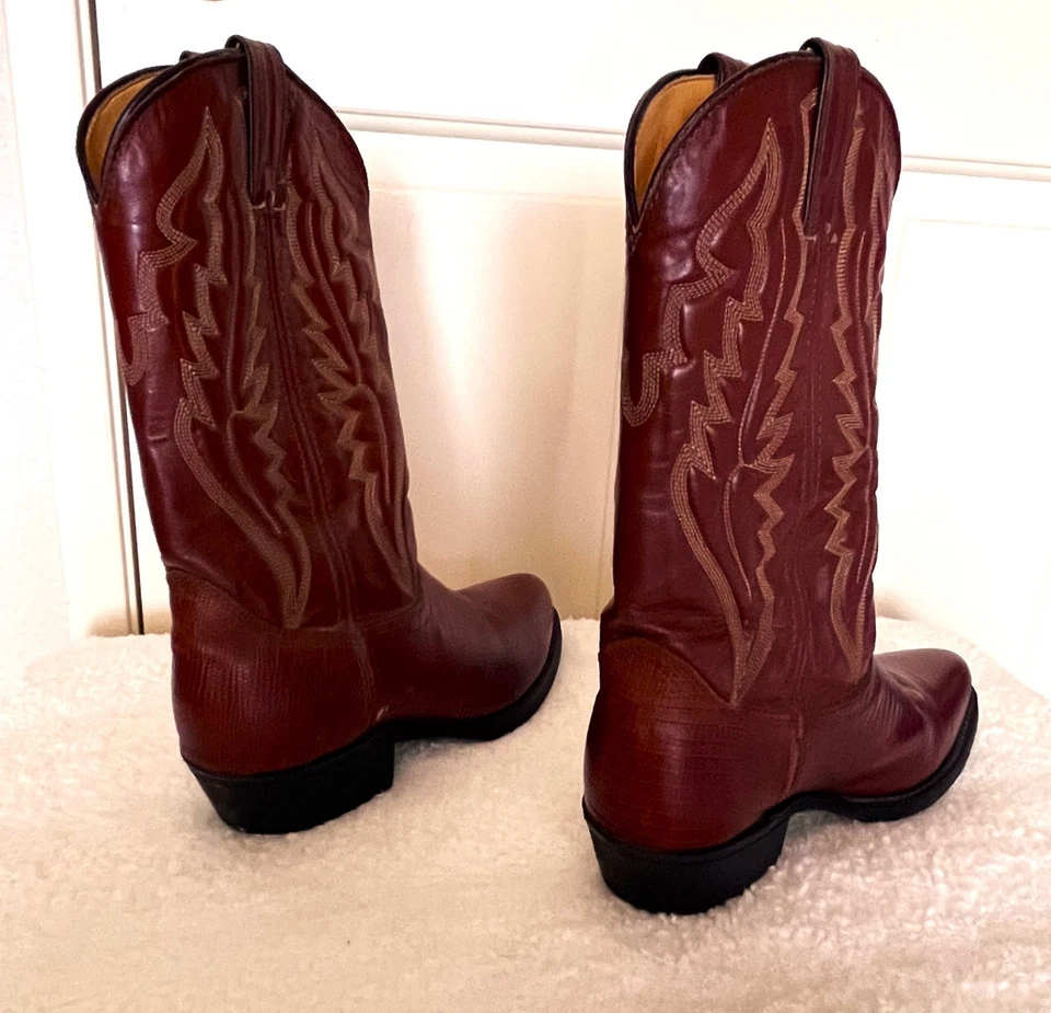 BOTA MUJER HY-TEST WESTERN PUNTERA R Heritage resistente al aceite marrón s-6 1/2" cuero Foto 2 de 4