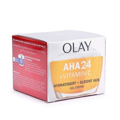 Olay Vitamin C + AHA24 Gesichtscreme   Für strahlende und ebenmäßige Haut, 50ml