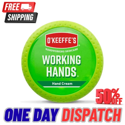 O'Keeffe's Working Hands Hand Cream 96g jar Okeeffes for dry cracked hands, UK