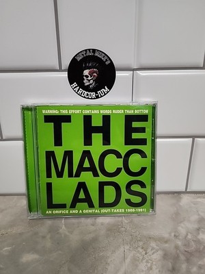 The Macc Lads - An Orifice And A Genital (out-takes 1986-1991) -CD- 1993 Punk