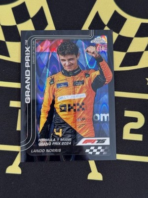 2025 Topps Chrome F1 Lando Norris Black RayWave /10 Refractor #127