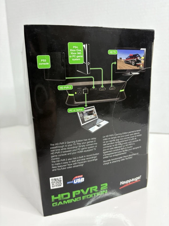 Hauppauge HD PVR 2 Gaming Edition 1480 (for XBox One, 360, PS3, Wii U), Open Box - Image 2 of 4