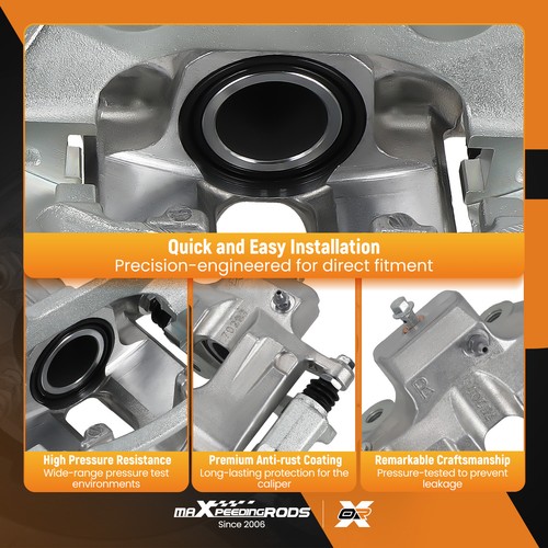 Rear Brake Caliper Set Left & Right for Cadillac XTS 2013-2019 w/Bracket 18B5058 - Bild 5 von 17