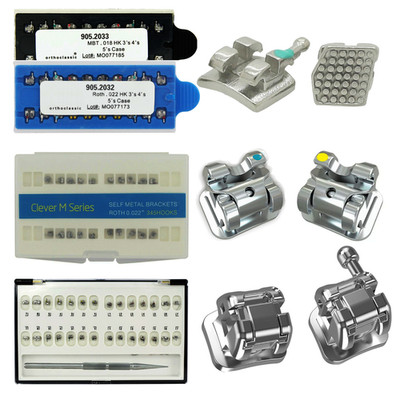 Dental Orthodontic Bracket Metal Braces Mini Standard Roth MBT 022 018 Damon Q