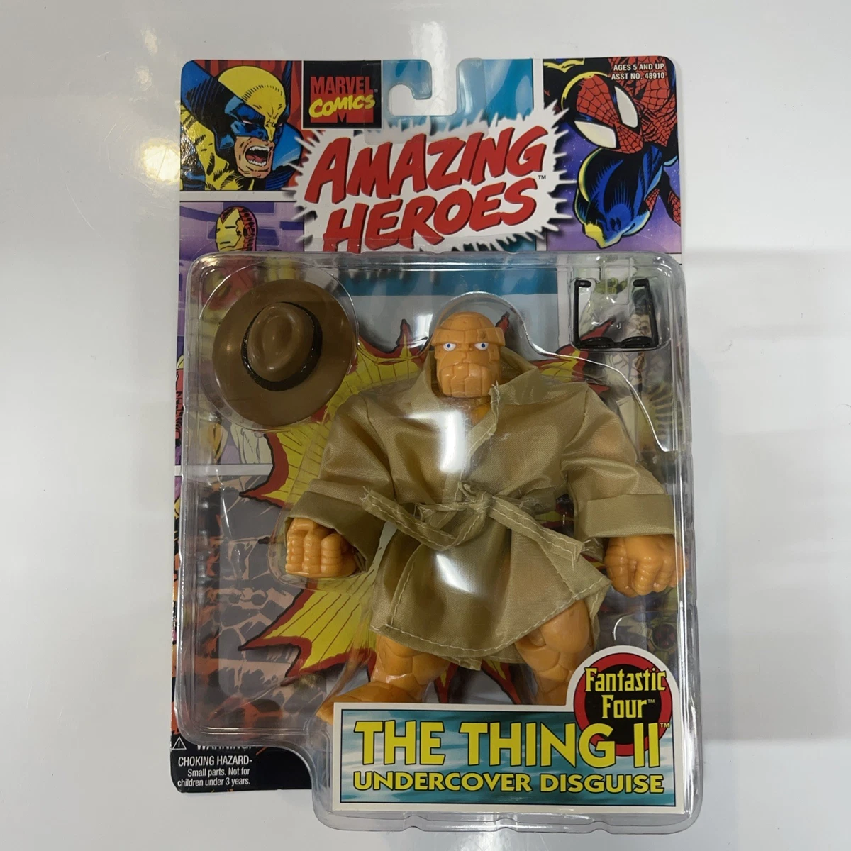 25+ ToyBiz Comic Book Heroes The Thing Fantastic Four Action