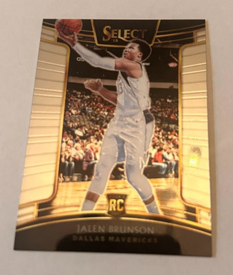 2018-19 Panini Select Concourse Jalen Brunson #8 (RC) Rookie Knicks