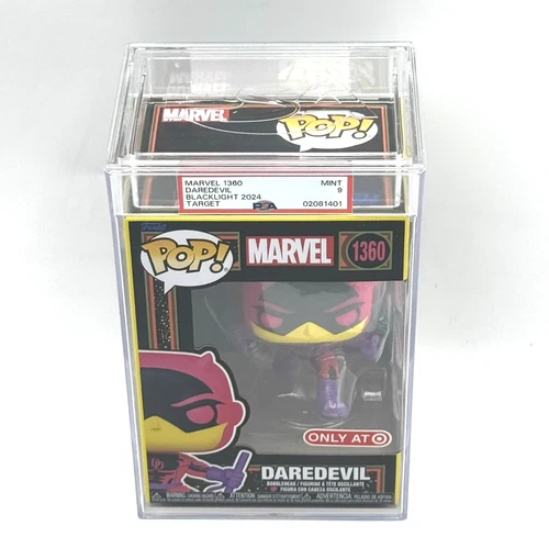 Daredevil Blacklight Target Funko Pop Graded PSA 9