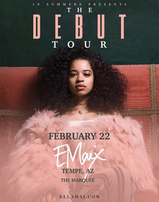 ELLA MAI ''THE DEBUT TOUR'' 2019 PHOENIX CONCERT POSTER - R&B, Hip Hop, Pop Music