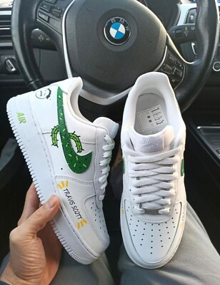 Nike Air Force 1 Travis Scott Custom Sneaker Schuh Shoes