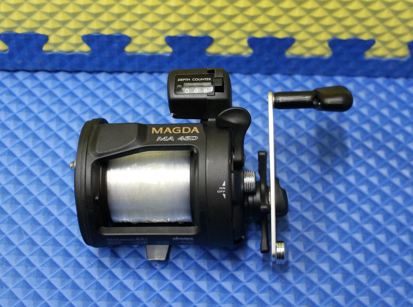 Okuma Magda Line Counter Trolling Reel Pre-Spooled w/17lb/570yd - Main Image