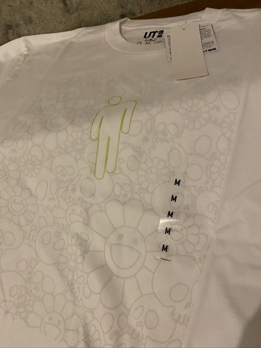 UNIQLO BILLIE EILISH × Takashi Murakami collabo T-Shirt SIZE:M No6 Free Shipping - Picture 11 of 11