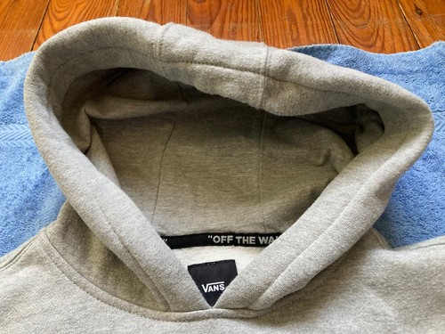 Vans Hoodie Youth Boys Large Gray Off The Wall Graphic Hooded Sweatshirt - Picture 8 of 19