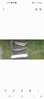 Yamaha yzf R6 5eb/5mt Ackrapovic Tapered Titanium Headers, Link Pipes, Can