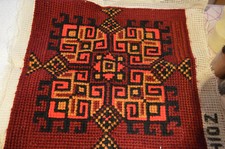 Schöne fertig gestickte Kissenplatte  Kreuzstich Handarbeit