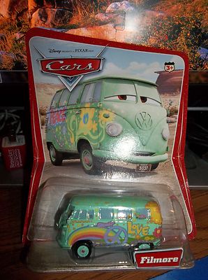 Disney Pixar Cars Filmore Fillmore Spelling Error Card Front and Back 12 Back