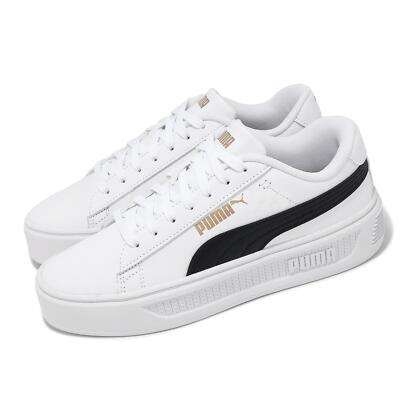 Size 7.5 - PUMA Smash Platform v3 White Black Gold W for Size 7.5 - PUMA Smash Platform v3 White Black Gold W for