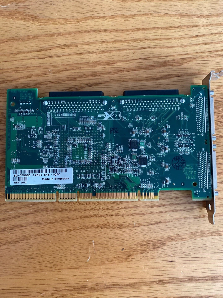 Adaptec SCSI CARD 39320A 2071407-00 REV A MIC ADT-ASC-39320A(B) PCI-X-133 - Image 4 of 4
