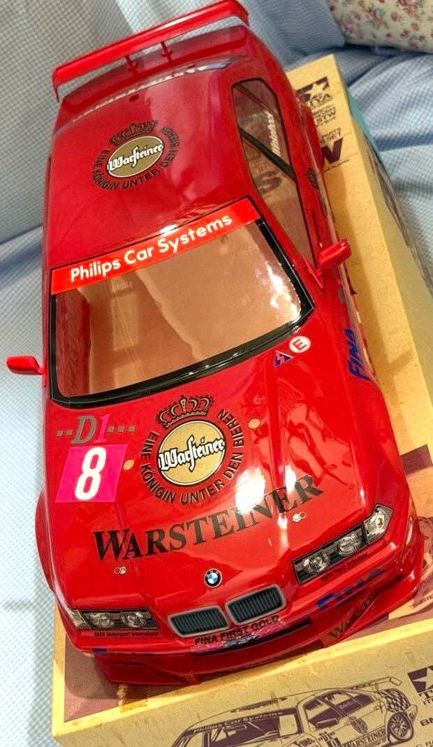 タミヤ★BMW 318iSTWスペアボディ 1/10スケール★塗装済★レッド TAMIYA 1/10 RC BMW 318iSTW Spare Body Painted Red From Japan