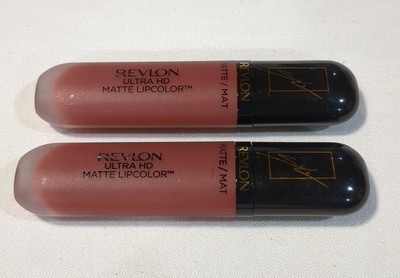 Lot of 2 Revlon x Sofia Carson Ultra HD Matte Lipcolor #685 Obsessed New 