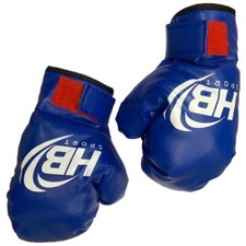 SET ALLENAMENTO COPPIA DI GUANTONI COLORATI DA BOXE PER BAMBINI BLU 06659