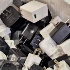 Lot of 10 Assorted USB Power Adapters/AC Wall/car Chargers/Used mixed chargers