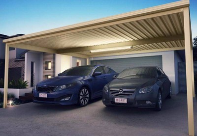 Double Carport Supplied Installed Full Colour Or Zinc Ebay