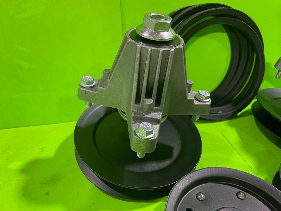 Ricambio Tagliaerba LA130 Kit Puleggia Cinghia Lama Mandrino Per John Deere LA130 LA140 X140 - Taglia Ponte 48", Alluminio, Caltric Puleggia Cinghia - Foto 7