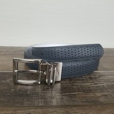 Nike Tour Golf Belt Perforated Gray To Smooth...