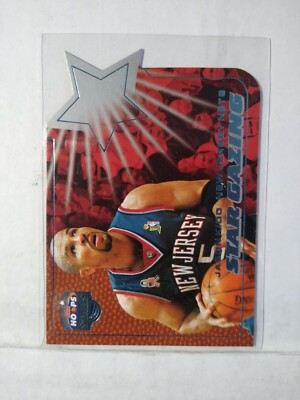 2002-03 Hoops Stars Star Gazing Blue Nets Basketball #SG1 Jason Kidd MINT F2076