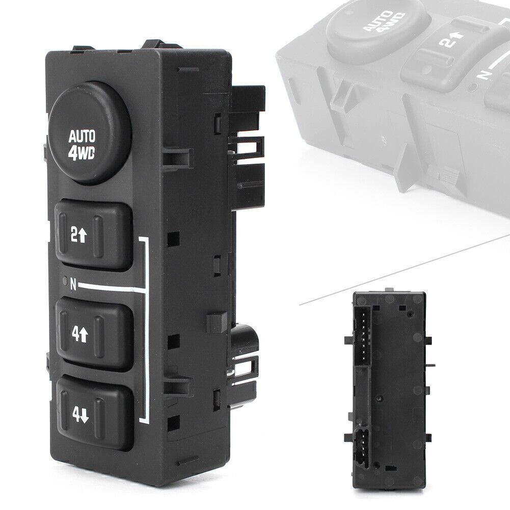 4WD Transfer Case Dash Switch for Chevy Silverado Tahoe Truck 19259313