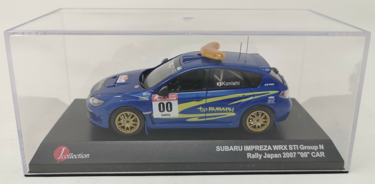 KYOSHO 1/43 SUBARU IMPREZA WRX STI GROUP N RALLY JAPAN 2007