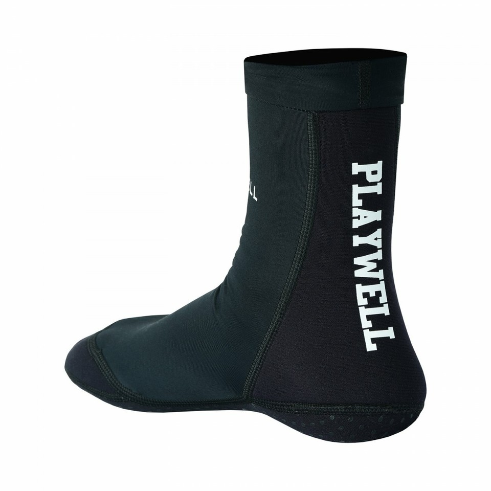 Playwell MMA Grappling Socks Black Tatami Mat Protection Foot Feet BJJ