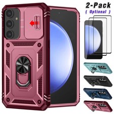 For Samsung Galaxy S23 FE 5G Shockproof Kickstand Case Cover w/ Screen Protector