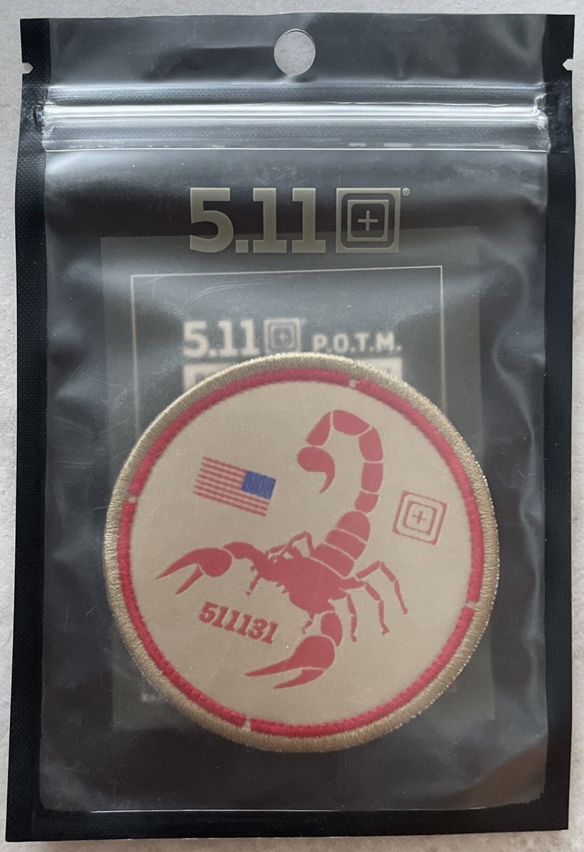 NEW 5.11 POTM PATCH OF THE MONTH NOVEMBER 2024 #131 SCORPION