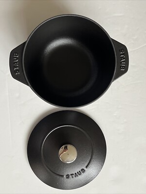 STAUB Cast Iron La Cocotte de Gohan M 16cm black | eBay