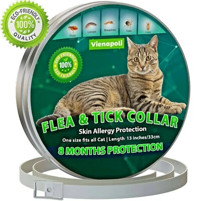 Cat Flea Treatment | Flea and Tick Collar for Cats | Veterinarian recommended!