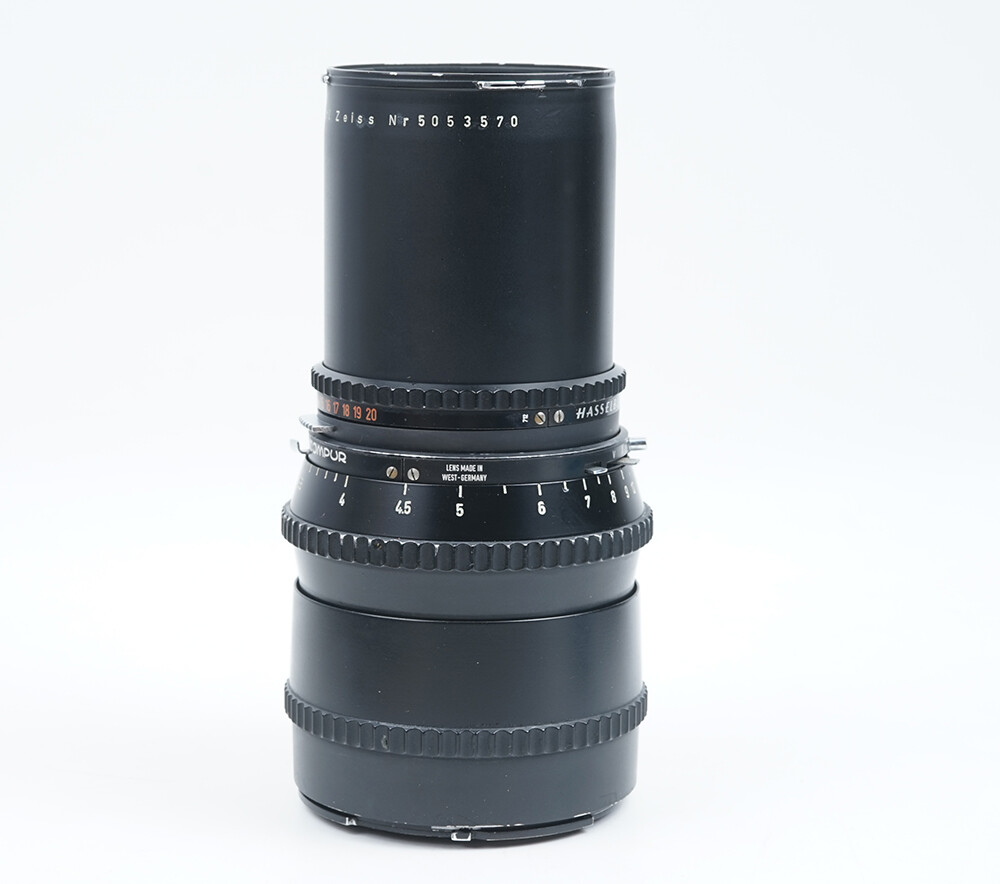 Ex Hasselblad Carl Zeiss Sonnar 250mm f/5.6 C T* Black Lens w/Cap