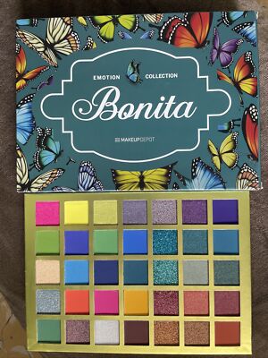 MAKEUP DEPOT Bonita Eyeshadow Palette - high pigmented Colors, Long Wear