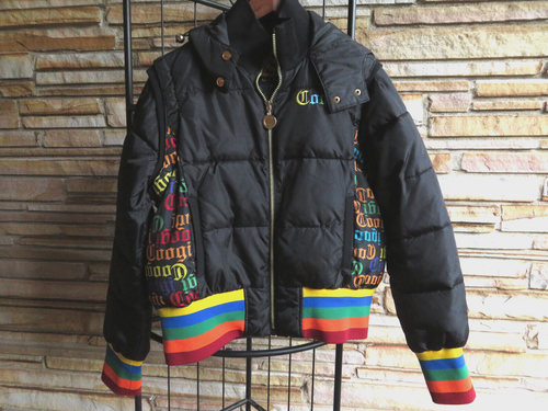 Coogi Womens Full Zip Hooded Rainbow 