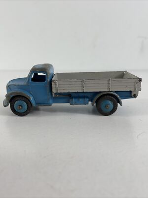 VINTAGE DINKY TOYS DODGE TIPPER TRUCK # 414 BLUE/GRAY MECCANO GT