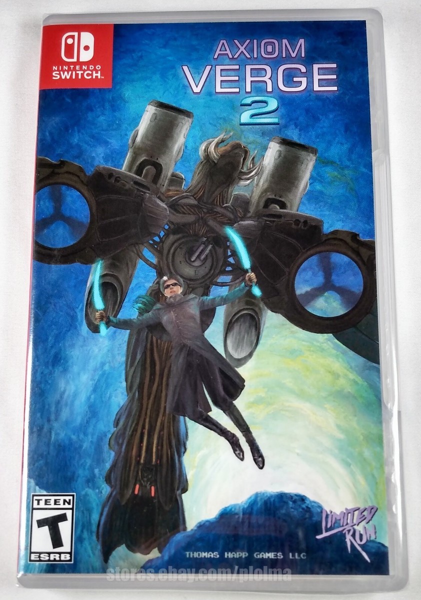 AXIOM VERGE 2 Brand New NINTENDO SWITCH Game Limited Run Games LRG 