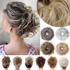 Mega Thick Curly Messy Bun Hair Piece Scrunchie 100 Natural Hair Extensions HYT