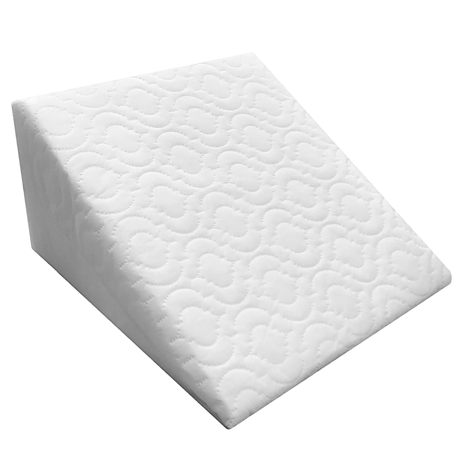 New Bed Wedge Acid Reflux GERD Pillow with Removable Quilted Cover - Wedge Shape