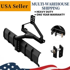 52" Width CAT-0 & Cat 1 Rear Grading Blade for Driveway Leveling Heavy Scraping