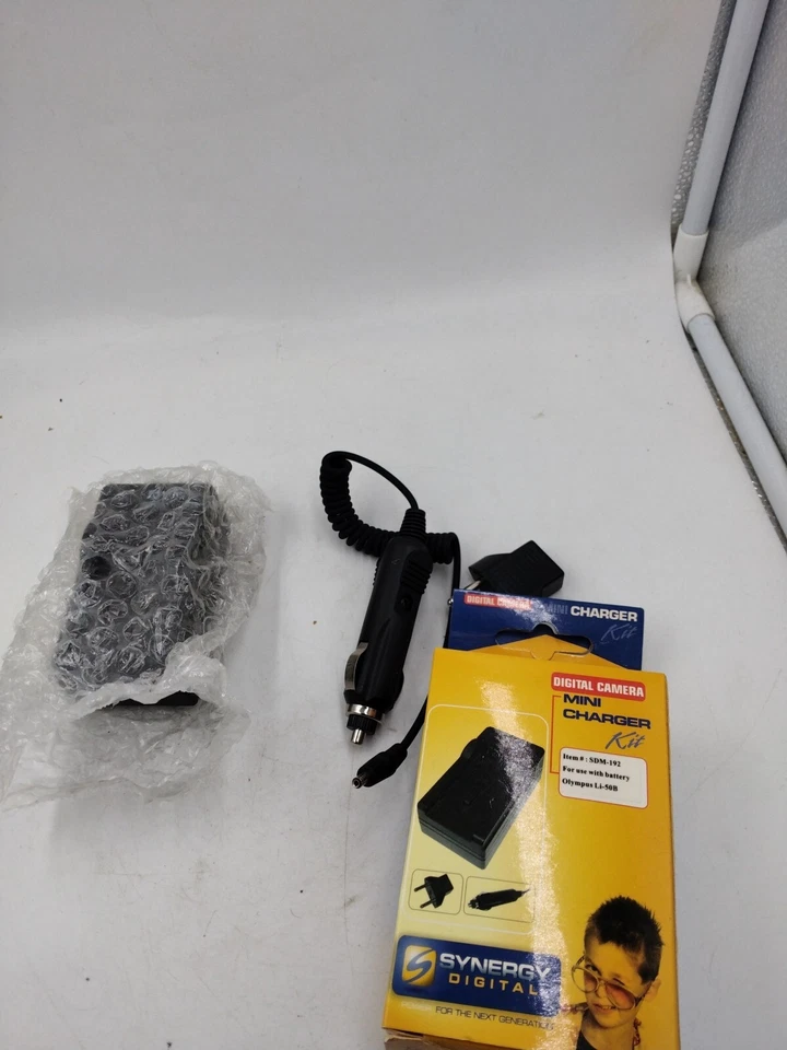 Kit de mini cargador para cámara digital SDM-192 para Olympus Li-50B Foto 2 de 4