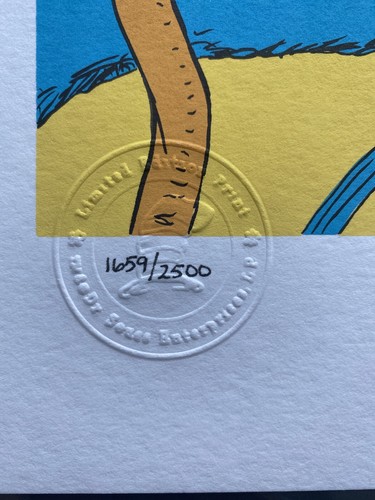 Dr. Seuss “Oh’ The Stuff You Will Learn” Limited Edition Print 1659/2500 - Picture 2 of 5