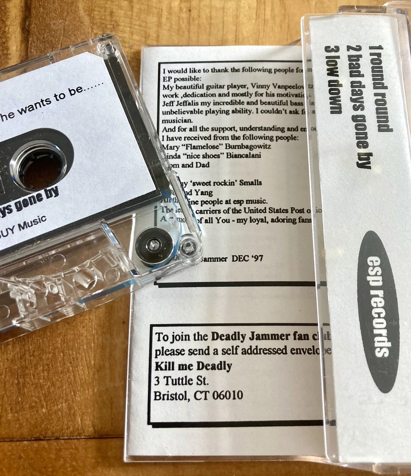 THE DEADLY JAMMER: DEADLY AS HE WANTS TO BE…1997 VINTAGE OOP CASSETTE TAPE RARE! Foto 3 de 4